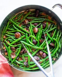 Balsamic Green Beans with Pearl Onions Recipe